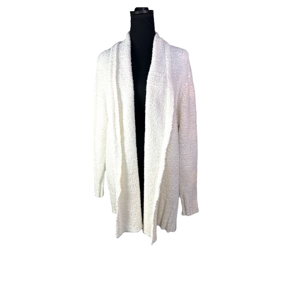 Lily Pulitzer Open Front White Cardigan Size XL